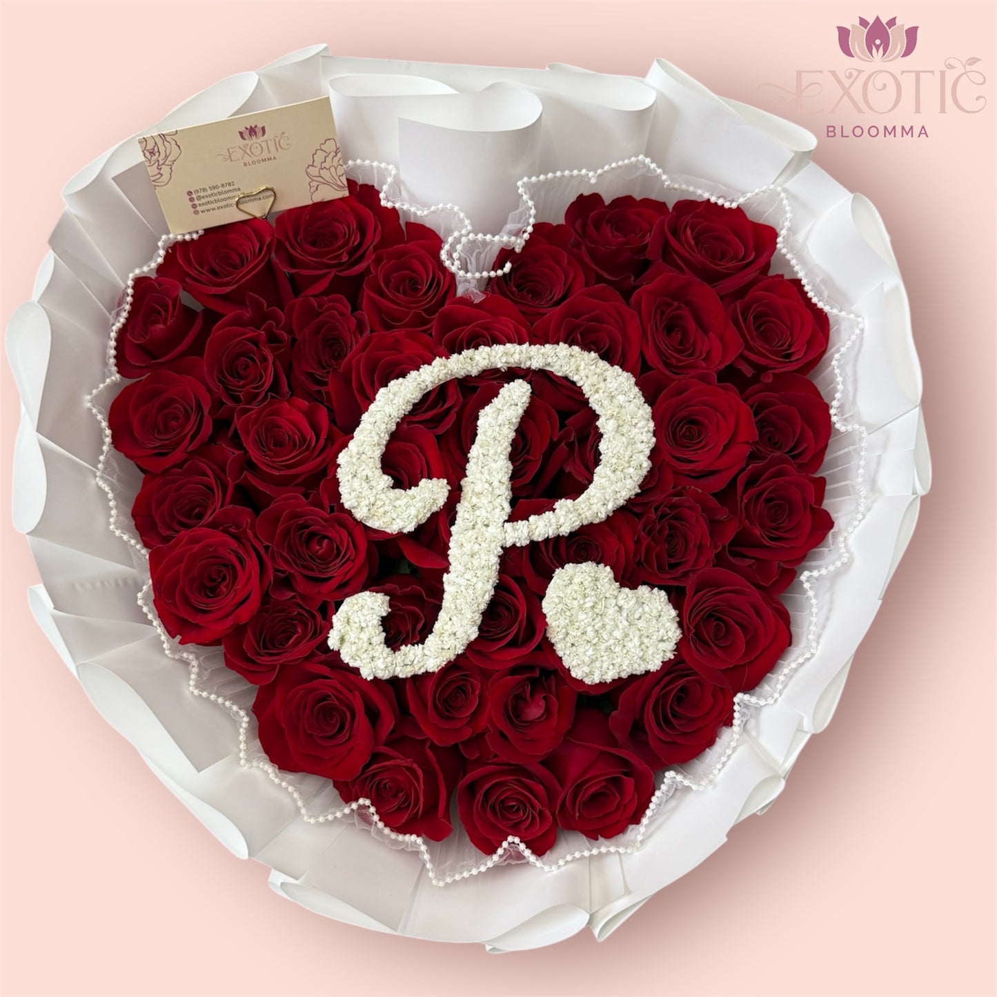 Big heart with Initial