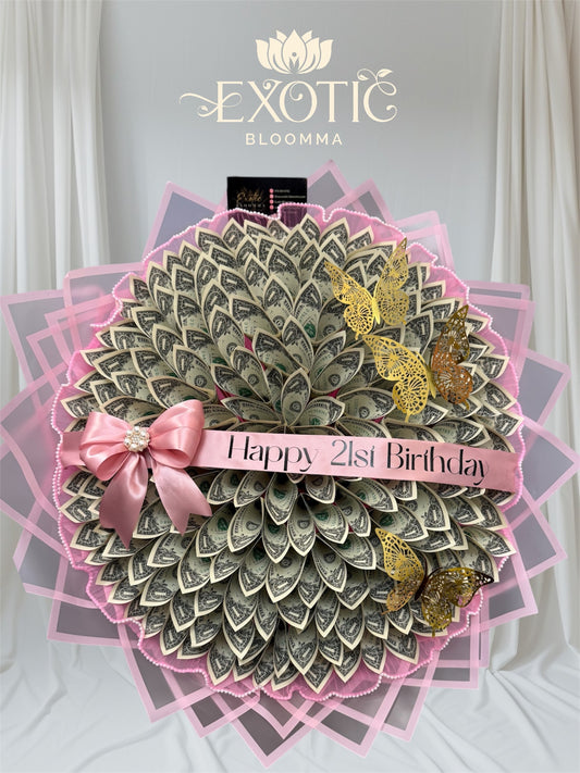 $100 Money bouquet