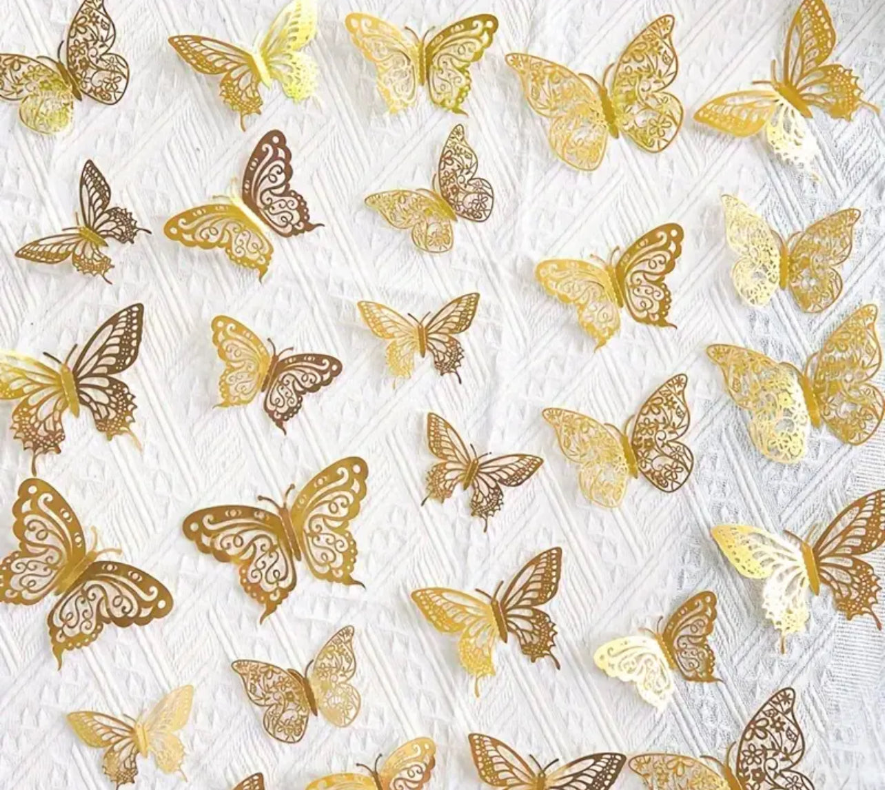 72 pcs Butterflies different styles