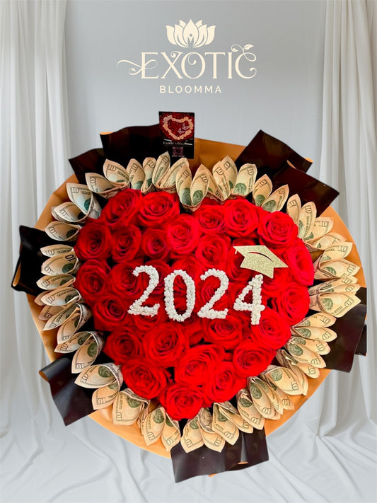 Money and flowers for the Grad